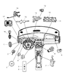 Chrysler Sebring A/C Switch Diagram - 4596277AA