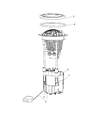 Jeep Liberty Fuel Level Sensor Diagram - 68017714AA