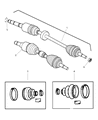 Chrysler Axle Shaft Diagram - 4668936AA