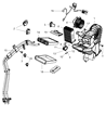 Ram C/V Evaporator Diagram - 68164489AA