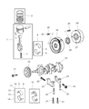 Chrysler Sebring Piston Ring Set Diagram - 4897035AB