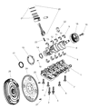 Ram Timing Chain Tensioner Diagram - 53021168AA