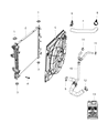 Jeep Grand Cherokee Radiator Diagram - 68244867AA