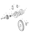 Dodge Sprinter 2500 Harmonic Balancer Diagram - 68005278AA