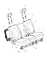 2006 Chrysler Pacifica Armrest Diagram - 1AL801L2AA