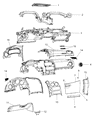 Dodge Viper Glove Box Diagram - 5NS61DX9AA
