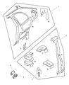 Dodge Neon Fuel Filler Housing Diagram - 5256943