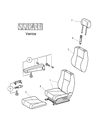 2003 Dodge Sprinter 3500 Seat Cushion Diagram - 5139920AA