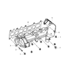 2017 Ram ProMaster 3500 Exhaust Manifold Diagram - 68226938AA