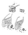 Jeep Car Speakers Diagram - 68039652AA