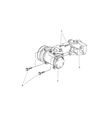 Dodge Neon A/C Compressor Diagram - 5278462AA