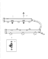 Jeep Cherokee Fuel Injector Diagram - 5281825AA
