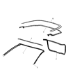 Chrysler Crossfire Weather Strip Diagram - 5104938AA