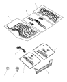 Ram 4500 Front Cross-Member Diagram - 55372350AB