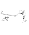 Dodge Sway Bar Link Diagram - 5086972AB