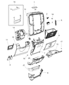 Ram Steering Column Cover Diagram - 6CT451X7AB