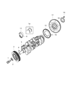 2020 Jeep Cherokee Flywheel Diagram - 52108810AB