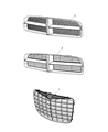2010 Chrysler 300 Grille Diagram - 1TH13SZRAA