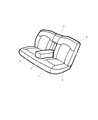 Chrysler 300M Armrest Diagram - XQ331D2AA