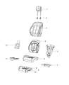 Chrysler 200 Seat Cushion Diagram - 68223894AF