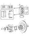 Dodge Viper Brake Caliper Diagram - 68237079AA