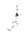Dodge Dart Automatic Transmission Shift Levers Diagram - 68187795AA