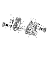 Jeep Grand Cherokee Automatic Transmission Output Shaft Seal Diagram - 68087452AA