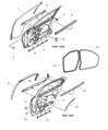 Chrysler Cirrus Door Seal Diagram - 4814779AC