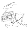 Dodge Caravan Window Regulator Diagram - 4894527AA