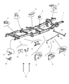 Dodge Ram 3500 Coil Spring Bracket Diagram - 52021230AC