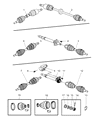 Chrysler CV Boot Diagram - 5083090AA