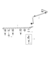 Chrysler 200 Fuel Injector Diagram - RL891577AC