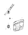 Ram Car Speakers Diagram - 68073734AA