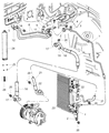 2011 Chrysler 300 A/C Hose Diagram - 55038154AC