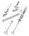 Dodge Pushrod Diagram - 4848548AC