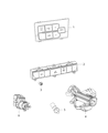 Ram Ignition Lock Assembly Diagram - 4727586AB