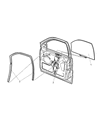 Jeep Grand Cherokee Window Regulator Diagram - 4589171AA