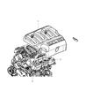 Dodge Journey Engine Cover Diagram - 4891844AD