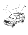 2010 Jeep Liberty Antenna Cable Diagram - 5064320AC