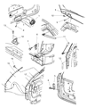 Chrysler Voyager Trunk Lid Lift Support Diagram - VLRS0106AA
