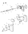 2004 Dodge Sprinter 3500 Car Mirror Diagram - 5140544AA