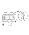 2006 Dodge Caravan Seat Cushion Diagram - 1AM081D5AA