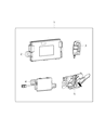 Dodge Dart Hood Latch Diagram - 68261144AA