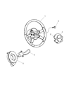 Chrysler PT Cruiser Steering Wheel Diagram - XL721L8AA