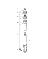 2004 Dodge Sprinter 3500 Shock Absorber Diagram - 5118722AA
