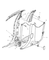 2007 Chrysler Pacifica Seat Belt Diagram - TS581D5AI