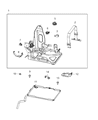 Jeep Battery Tray Diagram - 68370874AA