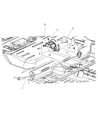 2004 Chrysler PT Cruiser Parking Brake Cable Diagram - 5273964AC