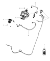 Dodge Hood Latch Diagram - 5112931AB