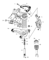 Ram Coil Spring Insulator Diagram - 5154467AD